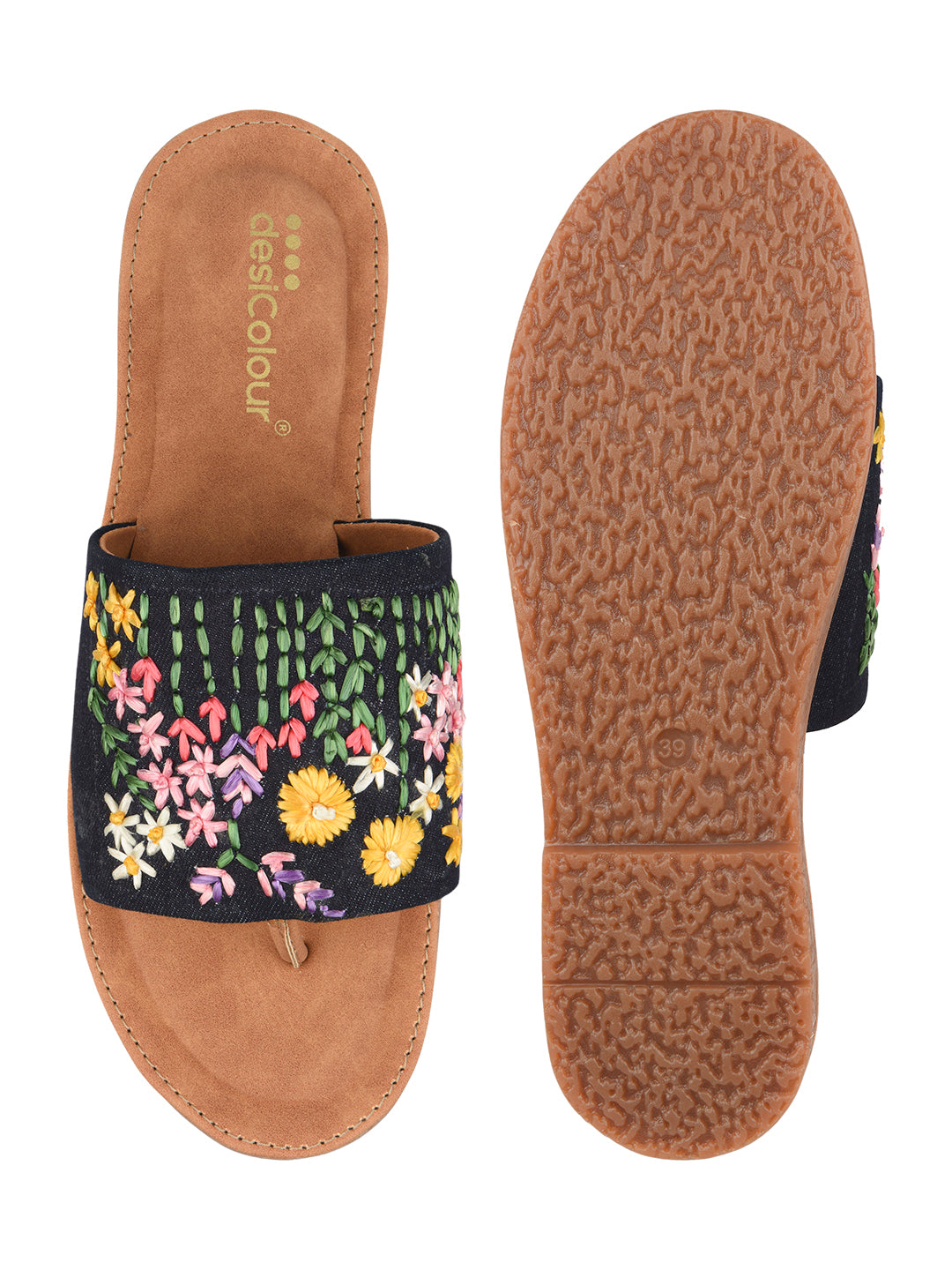 Denim Navy Blue Slider