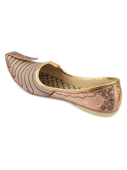 DESI COLOUR Mens Multi Ethnic Footwear/Punjabi Jutti