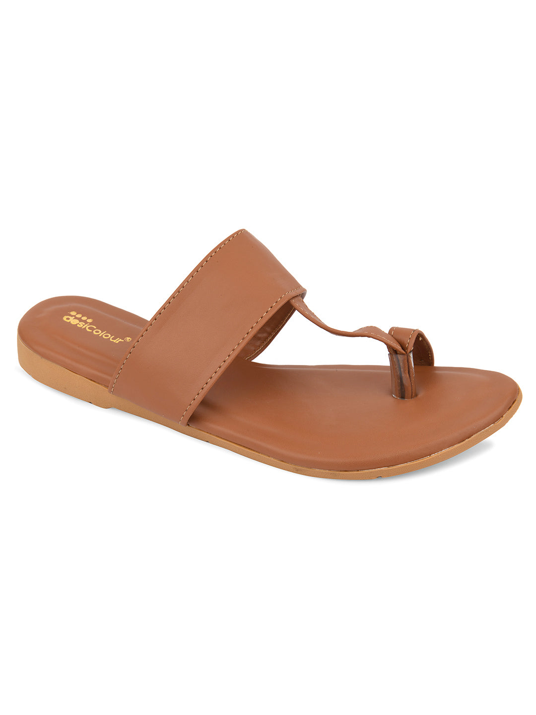 DESI COLOUR Women Brown Ethnic Punjabi Jutti