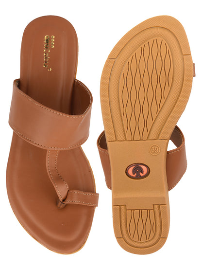 DESI COLOUR Women Brown Ethnic Punjabi Jutti