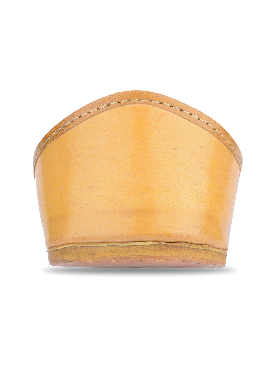 DESI COLOUR Women Tan Ethnic Punjabi Jutti