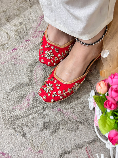 Aabira Red-The Mehar Collection