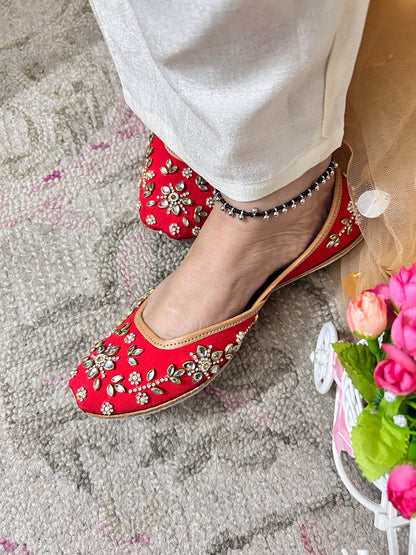 Aabira Red-The Mehar Collection