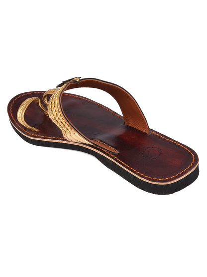 DESI COLOUR Women Multicoloured Embellished T-Strap Flats