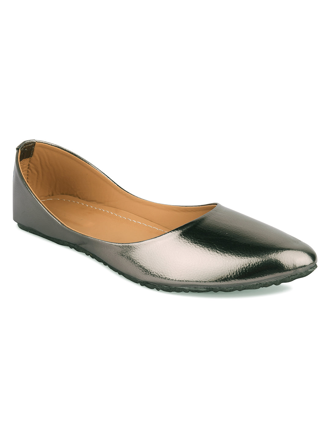 DESI COLOUR Women Grey Ballerinas Flats