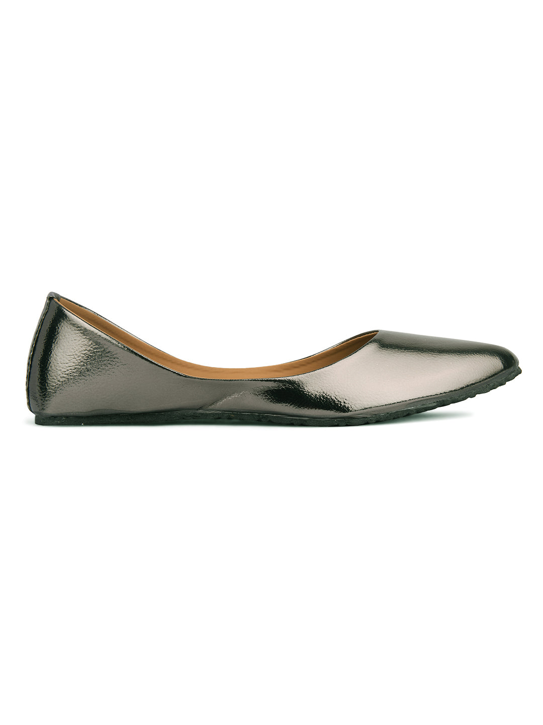 DESI COLOUR Women Grey Ballerinas Flats