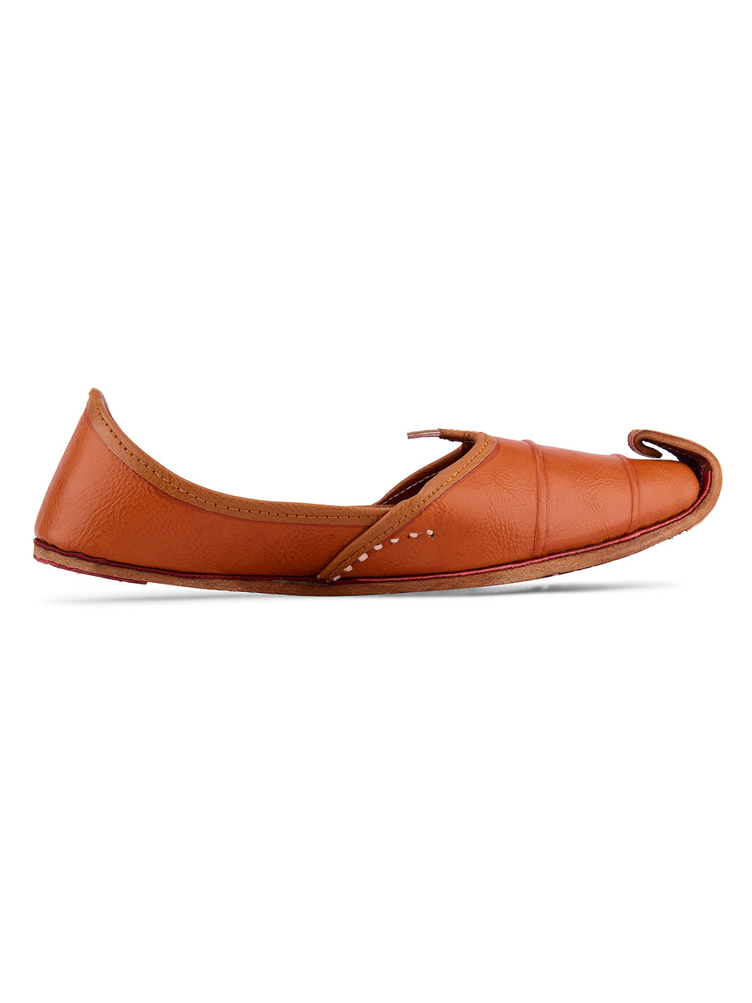DESI COLOUR Men Brown Mojaris